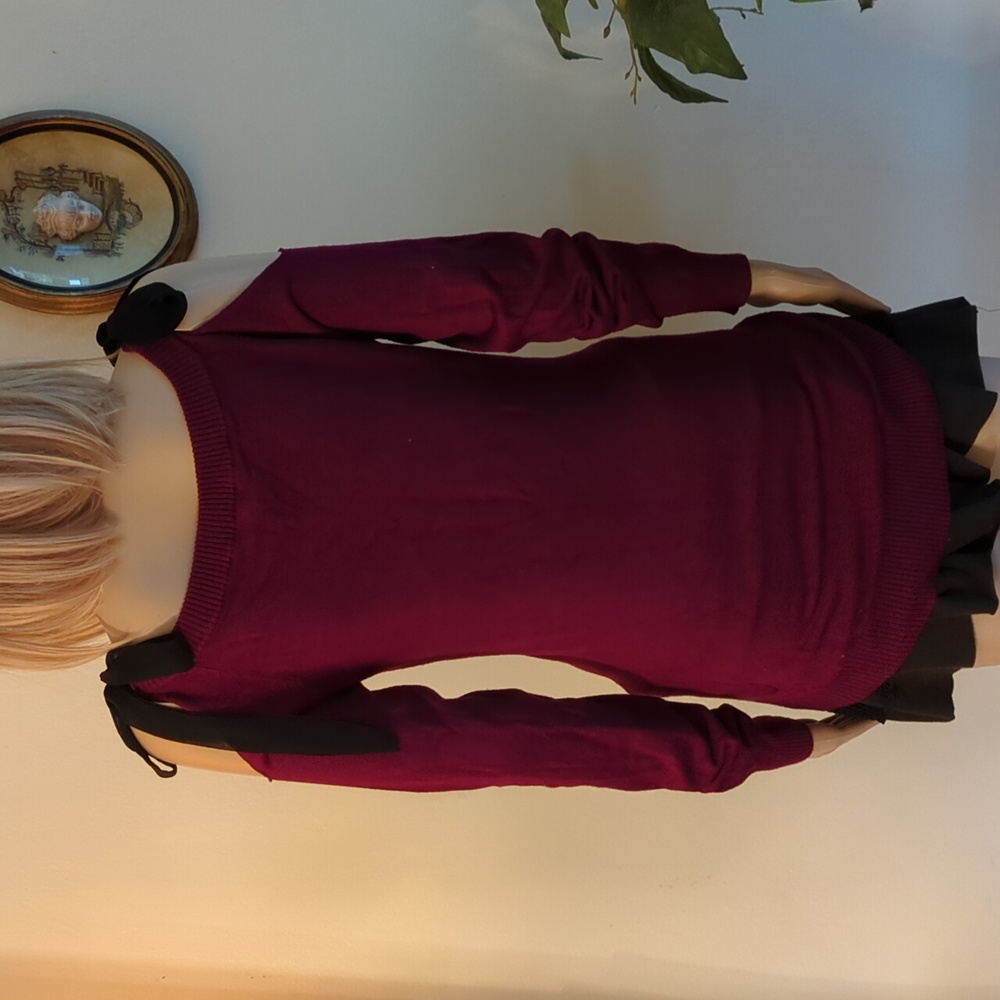 Derek Heart rayon top, size M. - Picture 4 of 5